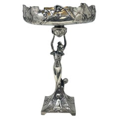 Deutsches Jugendstil-Mittelstück von WMF, signiert, um 1900