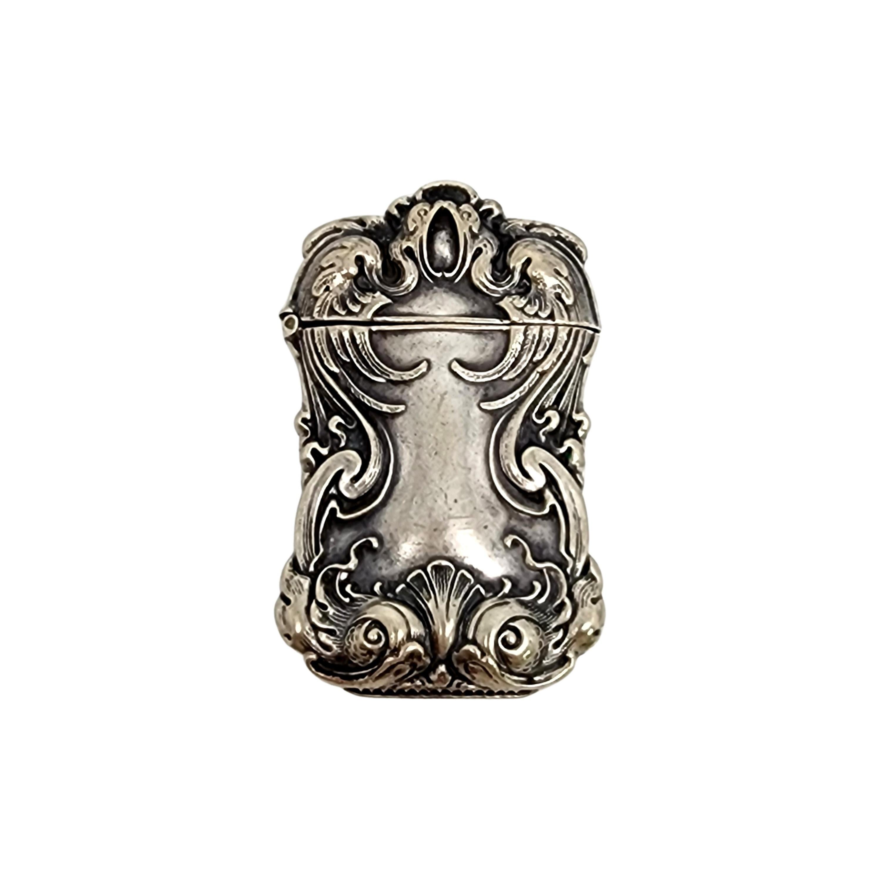silver match case