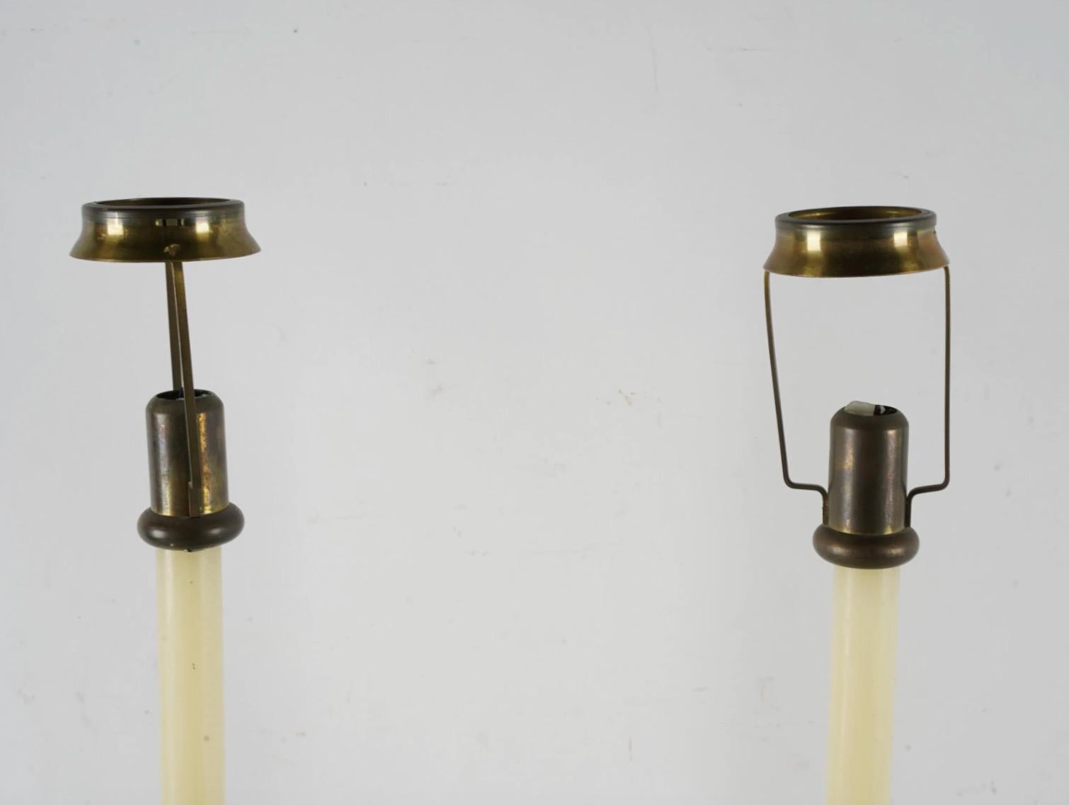 Art Nouveau-Style Gilt Carved Candlesticks For Sale 3