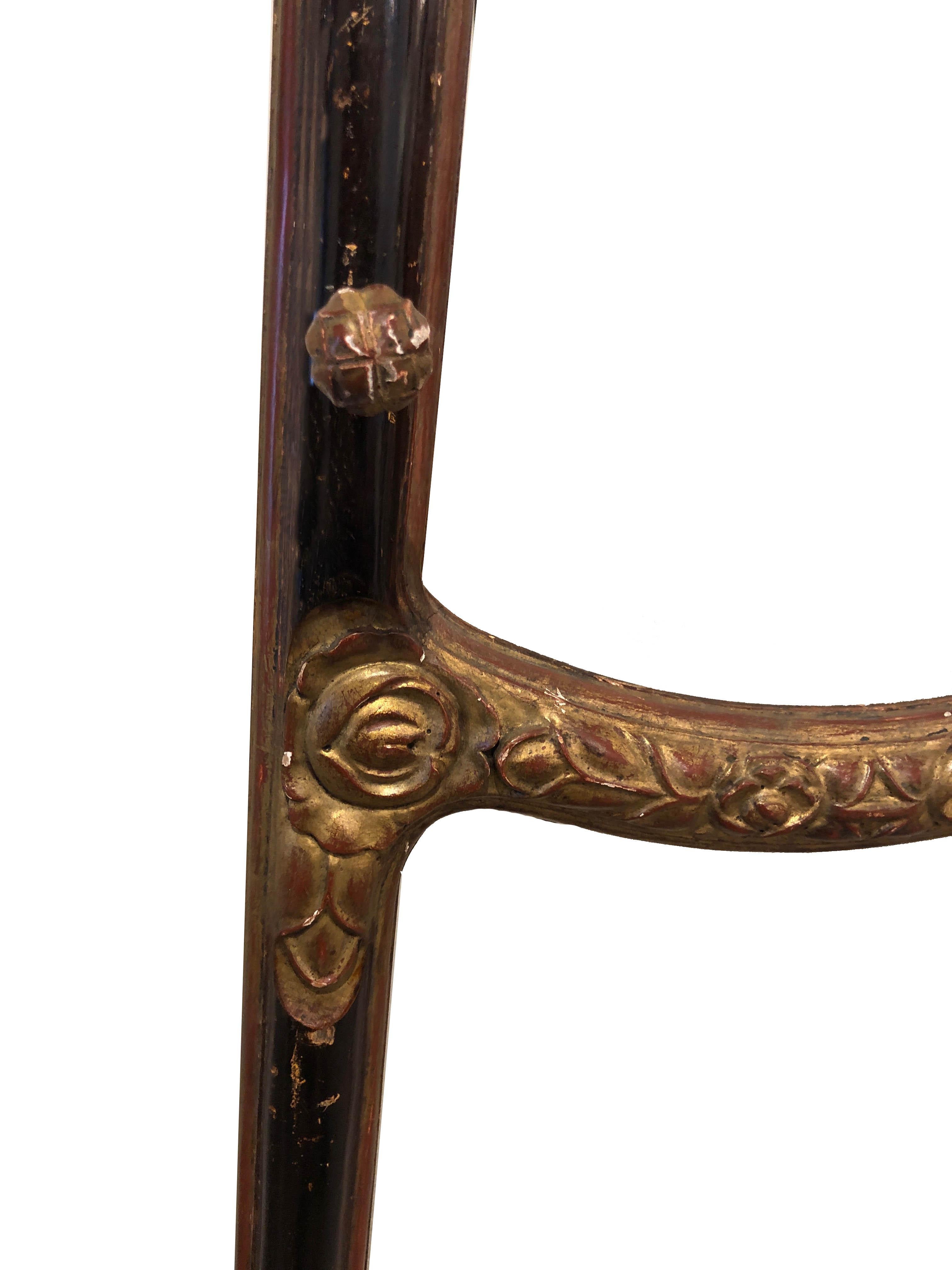 18th Century and Earlier Art Nouveau Gilt Easel Stand
