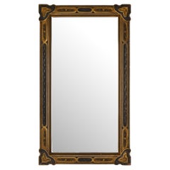 Art Nouveau Giltwood Mirror with Floral Motifs, Circa 1910