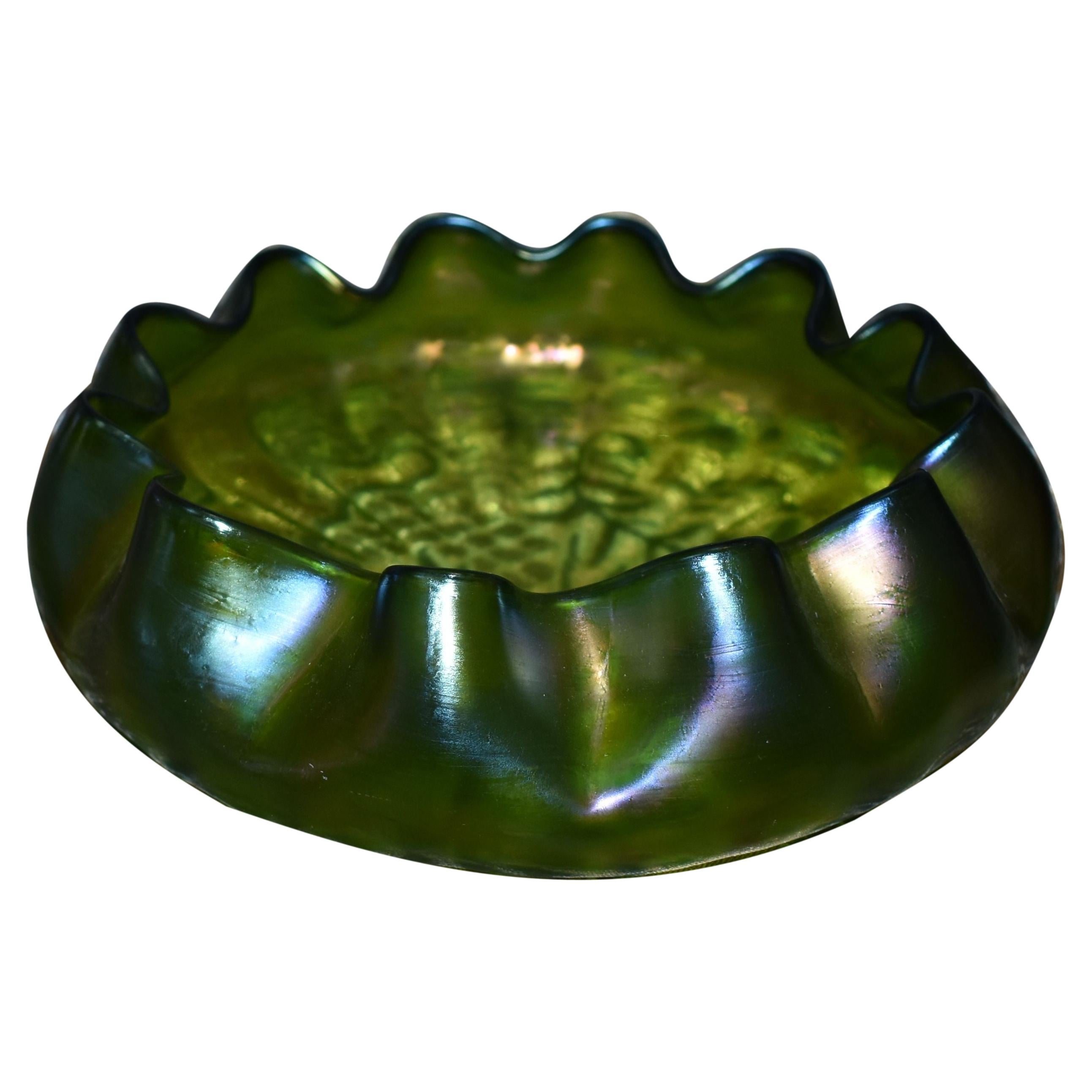 Art Nouveau Glass Bowl For Sale