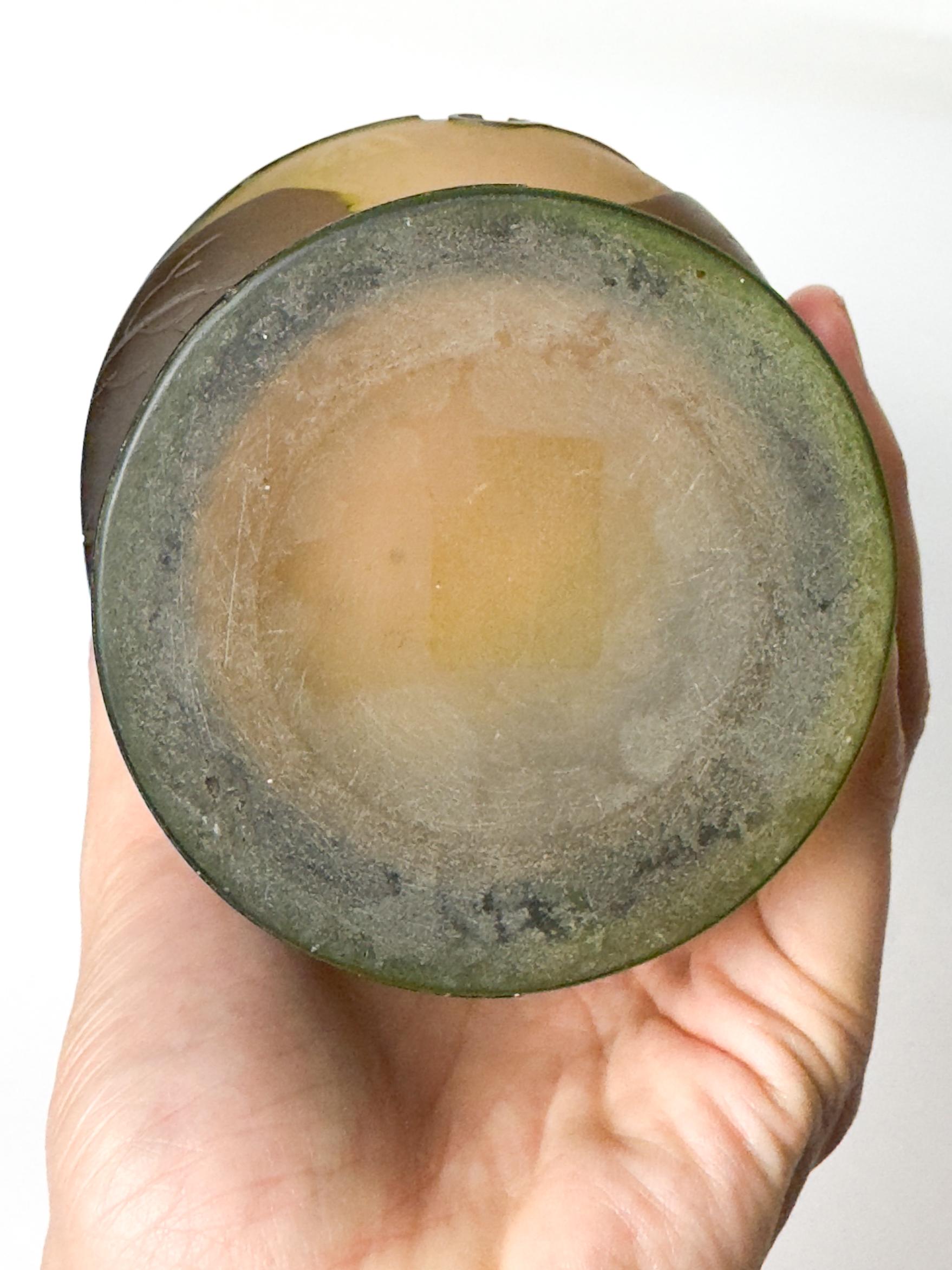 Art Nouveau Glass Vase by Gallé, France, 20th Century For Sale 15
