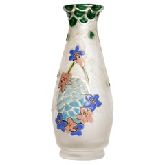Art Nouveau Glass Vase by Legras, 20th Century