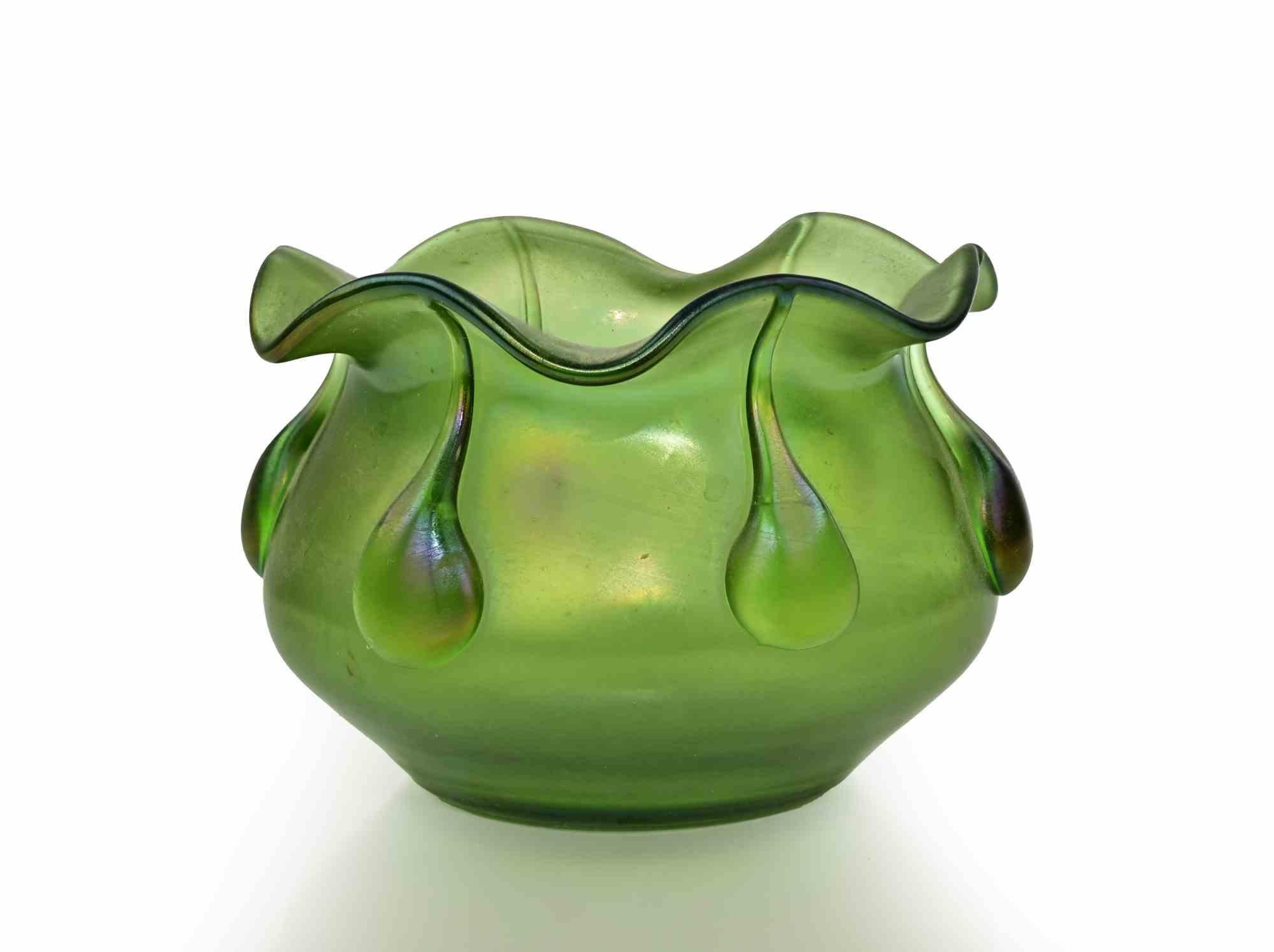Français Vase en verre Art Nouveau, début du 20e siècle en vente