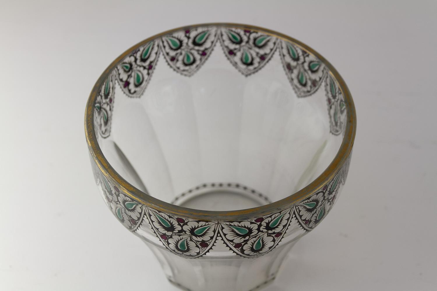 Vasi in vetro Art Nouveau, anni '20. Set di 2. in vendita 9