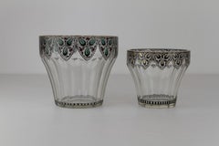 Art Nouveau Glass Vases, 1920s. Set of 2.
