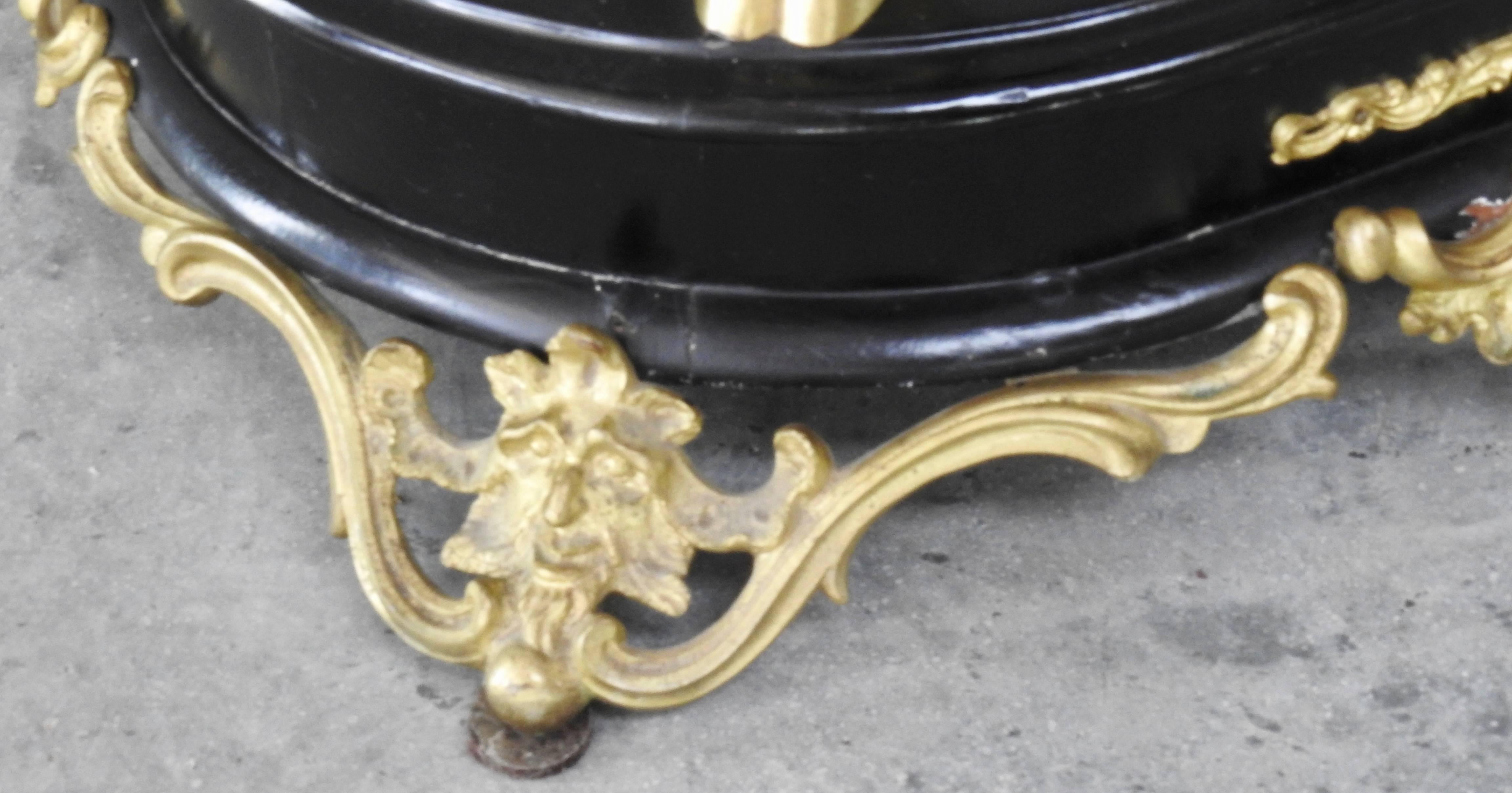 Bronze Art Nouveau Goat Feet Pedestals/Fern Stands For Sale