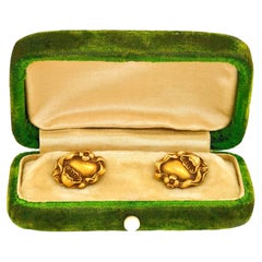 Gemelli in oro Art Nouveau