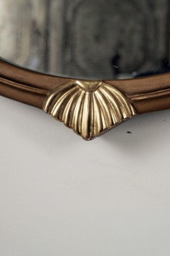 Art Nouveau Gold Painted and Giltwood Mirror