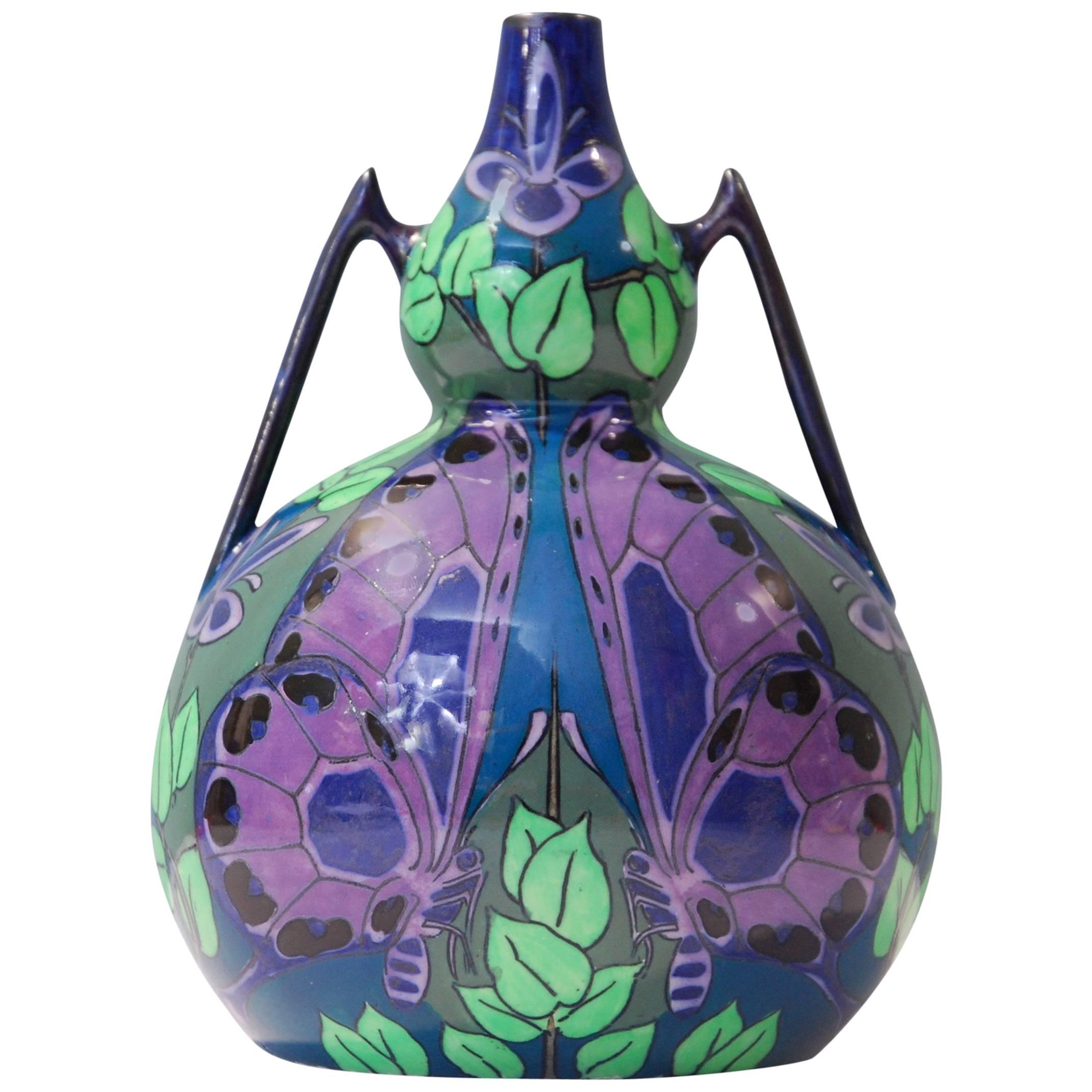 Art Nouveau Gourd Vase, Wedgwood, circa 1905