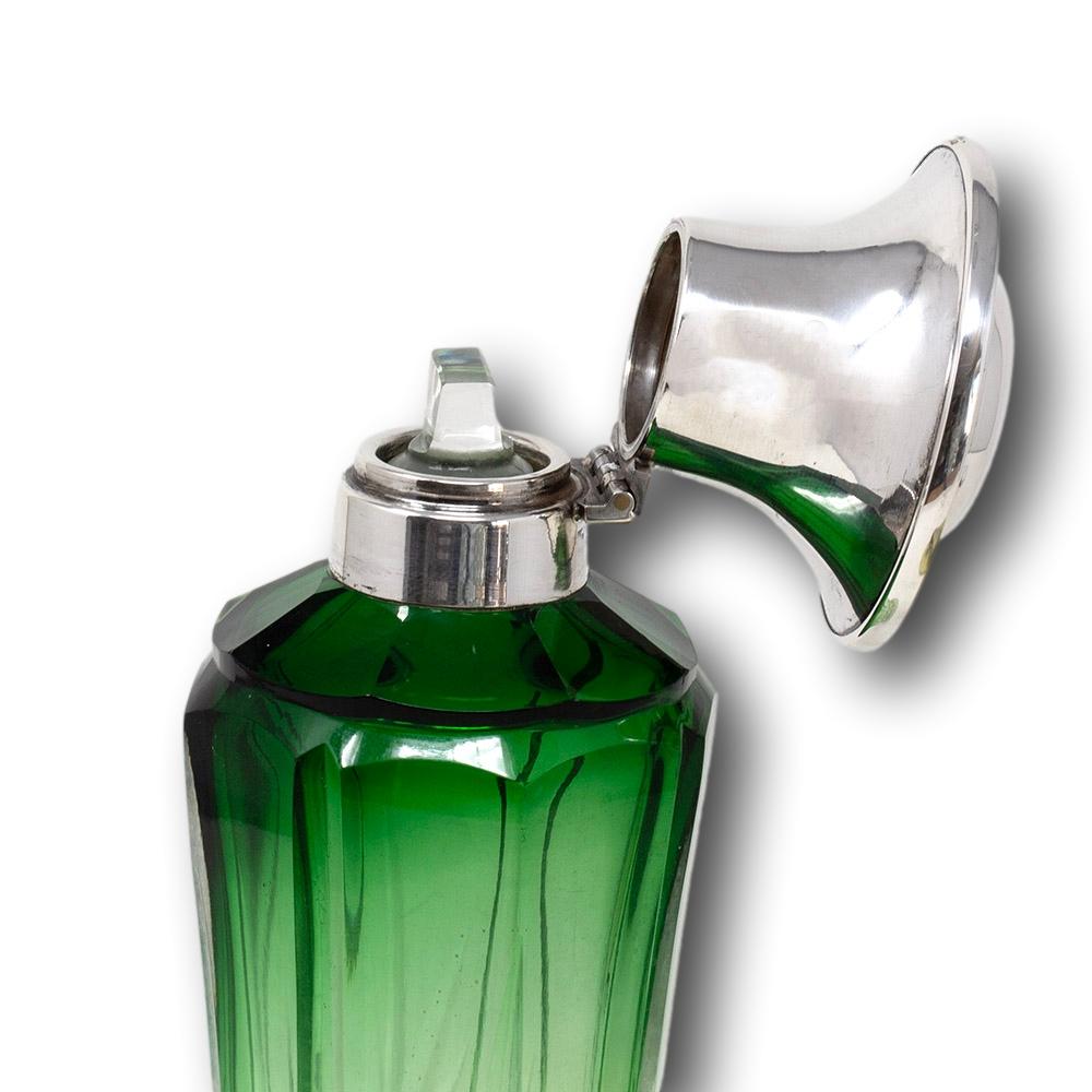 Art Nouveau Gradient Perfume Bottle For Sale 3