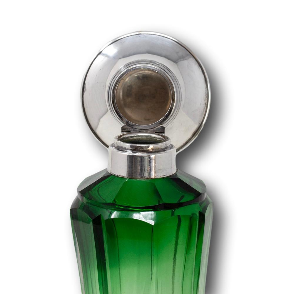 Art Nouveau Gradient Perfume Bottle For Sale 4