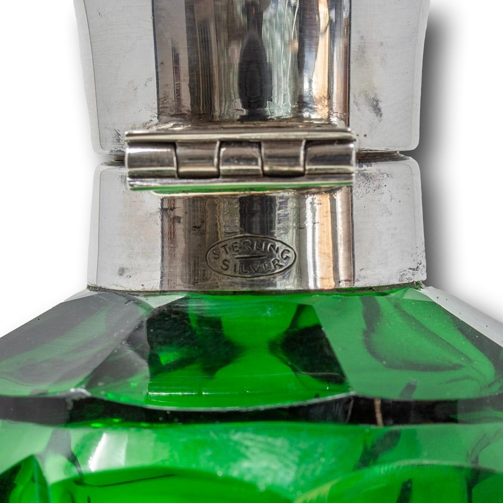 Art Nouveau Gradient Perfume Bottle For Sale 5