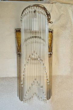 Art Nouveau Guimard Bronze sconce