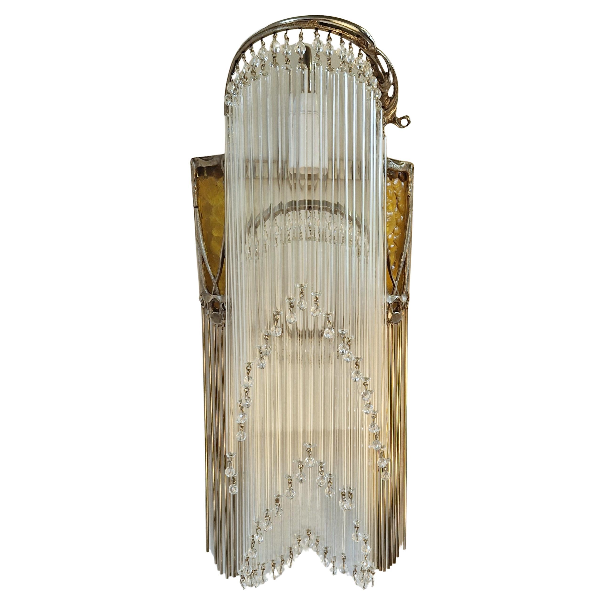 Applique Art Nouveau Guimard in bronzo