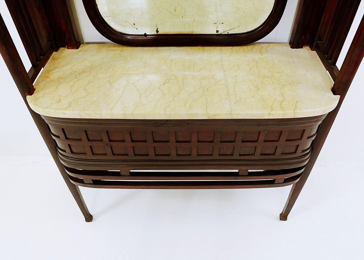 Metà XX secolo Portaoggetti Art Nouveau nello stile di Joseph Hoffmann, anni '30 in vendita