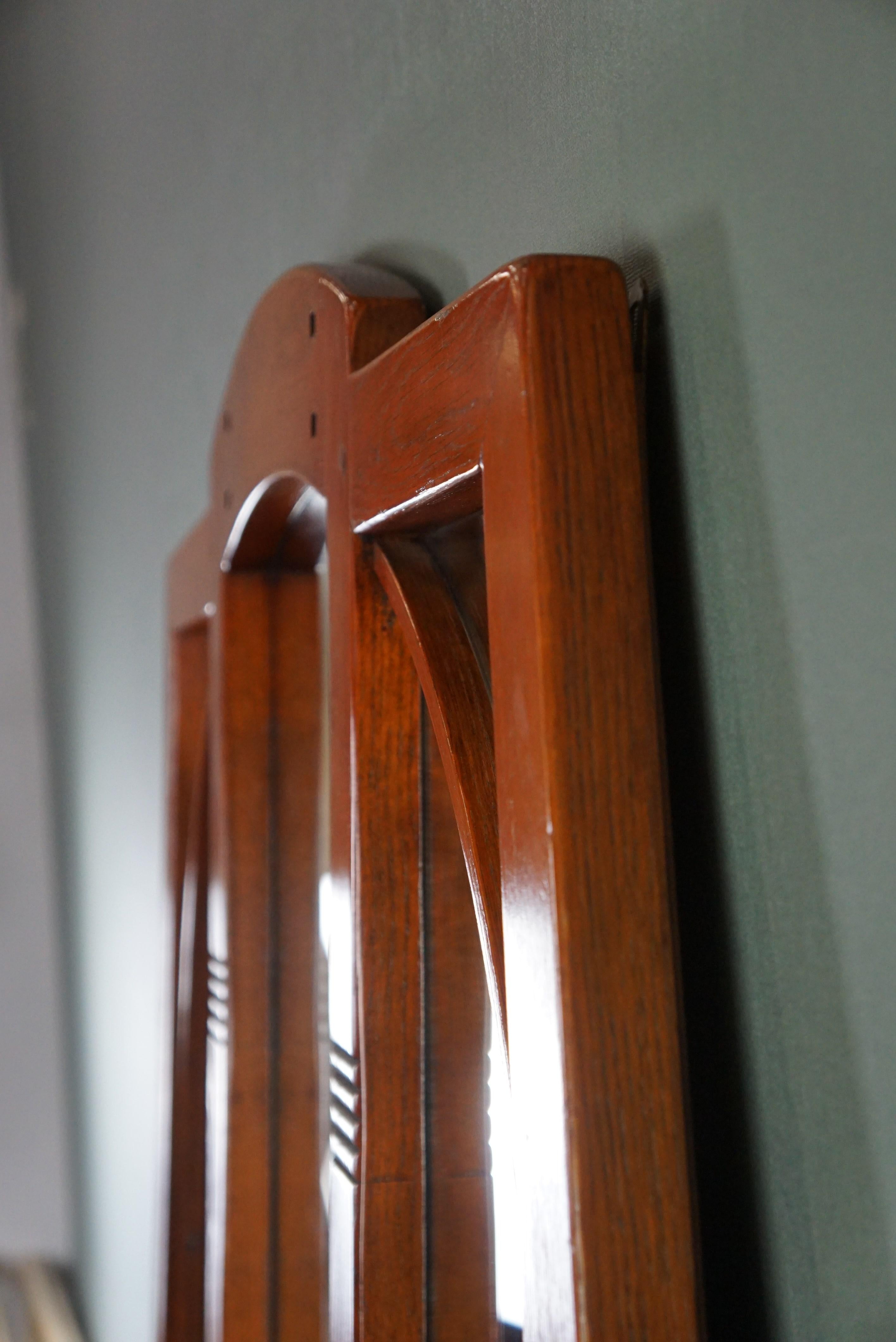 Art Nouveau hallway furniture by Schuitema hallway cabinet and mirror For Sale 8