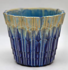 Art Nouveau Handmade and Hand Glazed Planter Jardinière, 1930, Belgium