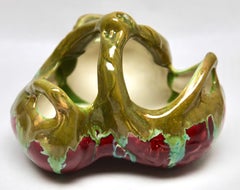 Art Nouveau Handmade and Hand Glazed Planter Jardinière, 1930, Belgium