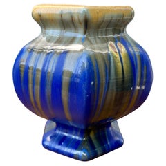 Art Nouveau Handmade and Hand Glazed Planter Jardinière, Stamp: 161 Belgium