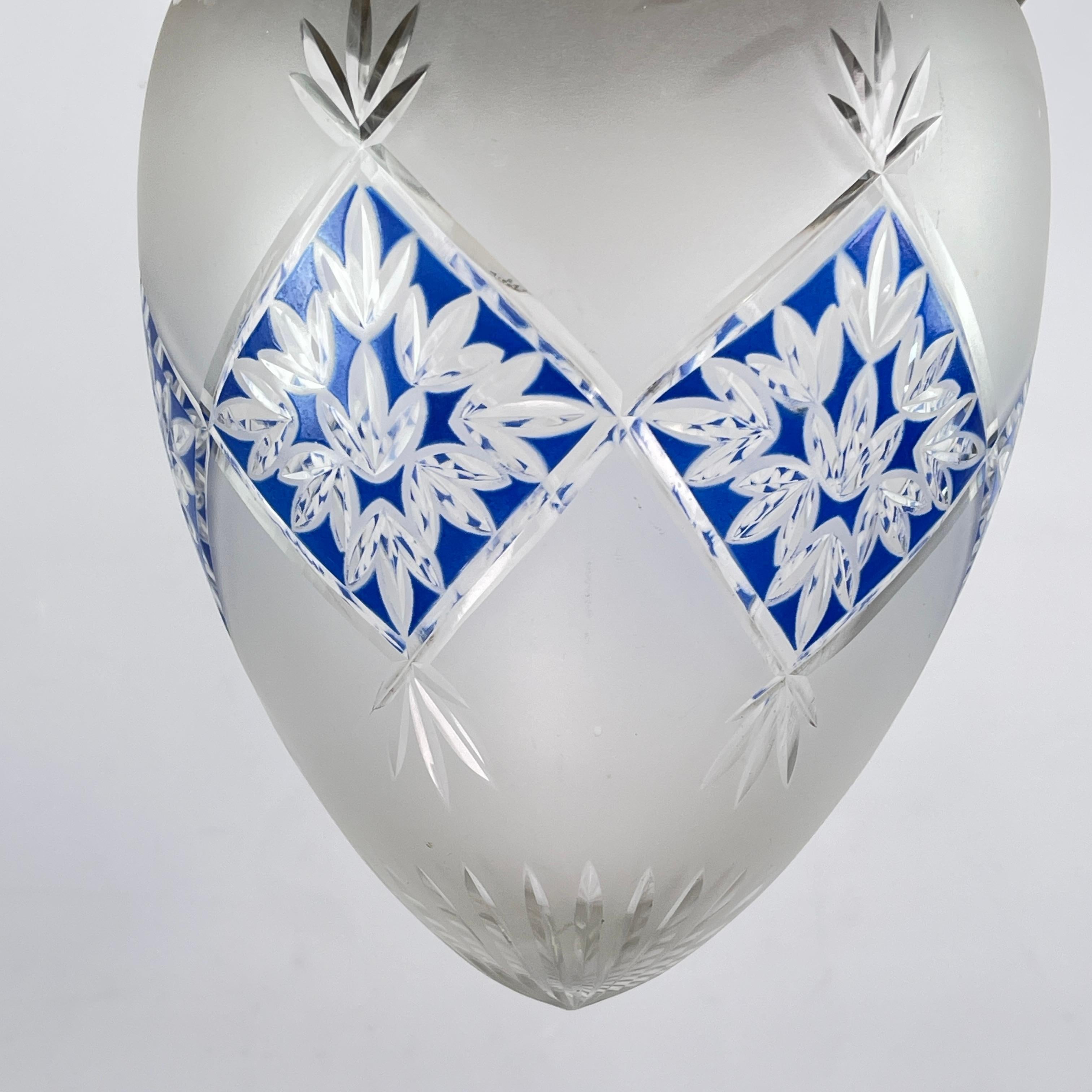 Lampada a sospensione Art Nouveau in bronzo, forma a goccia, 1900 in vendita 2