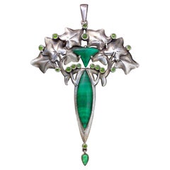 Ciondolo Hedera in stile Art Nouveau di Lucien Gaillard