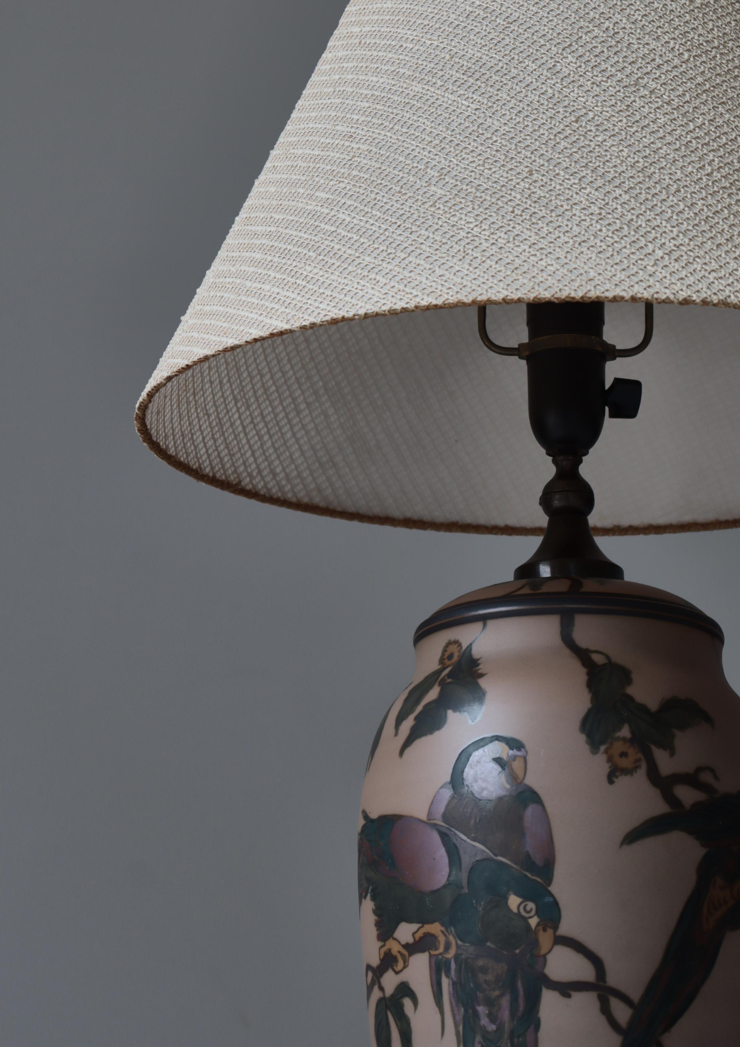 Danois Lampe de table Art Nouveau 