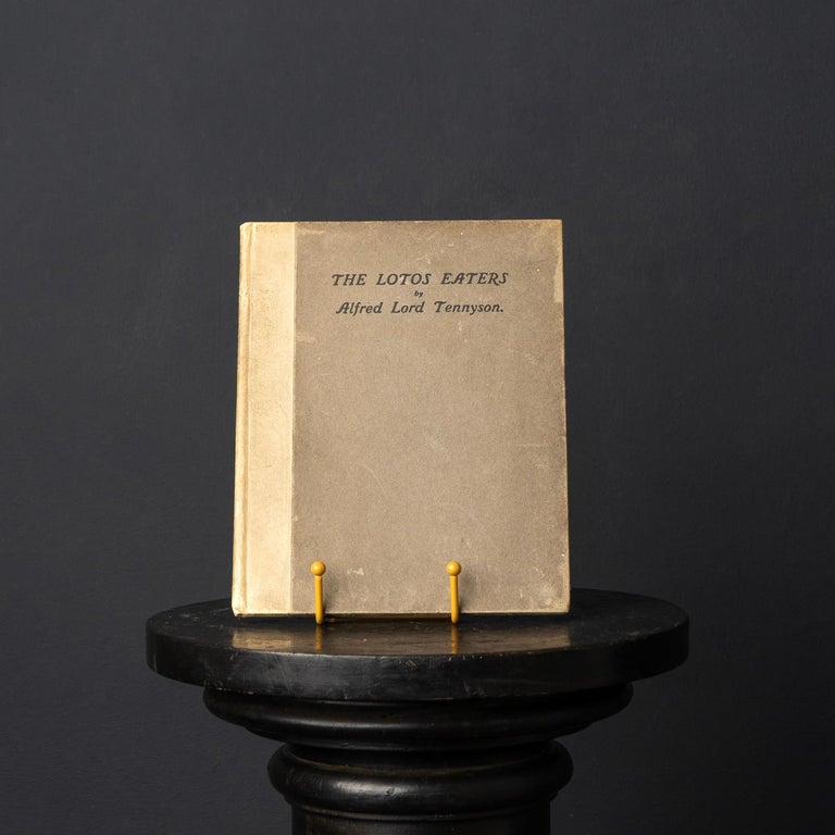 Art Nouveau Illuminated Copy of 'The Lotos Eaters' by Alfred Lord