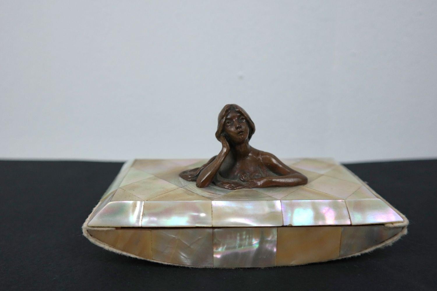 African Art Nouveau inkwell, tapper For Sale