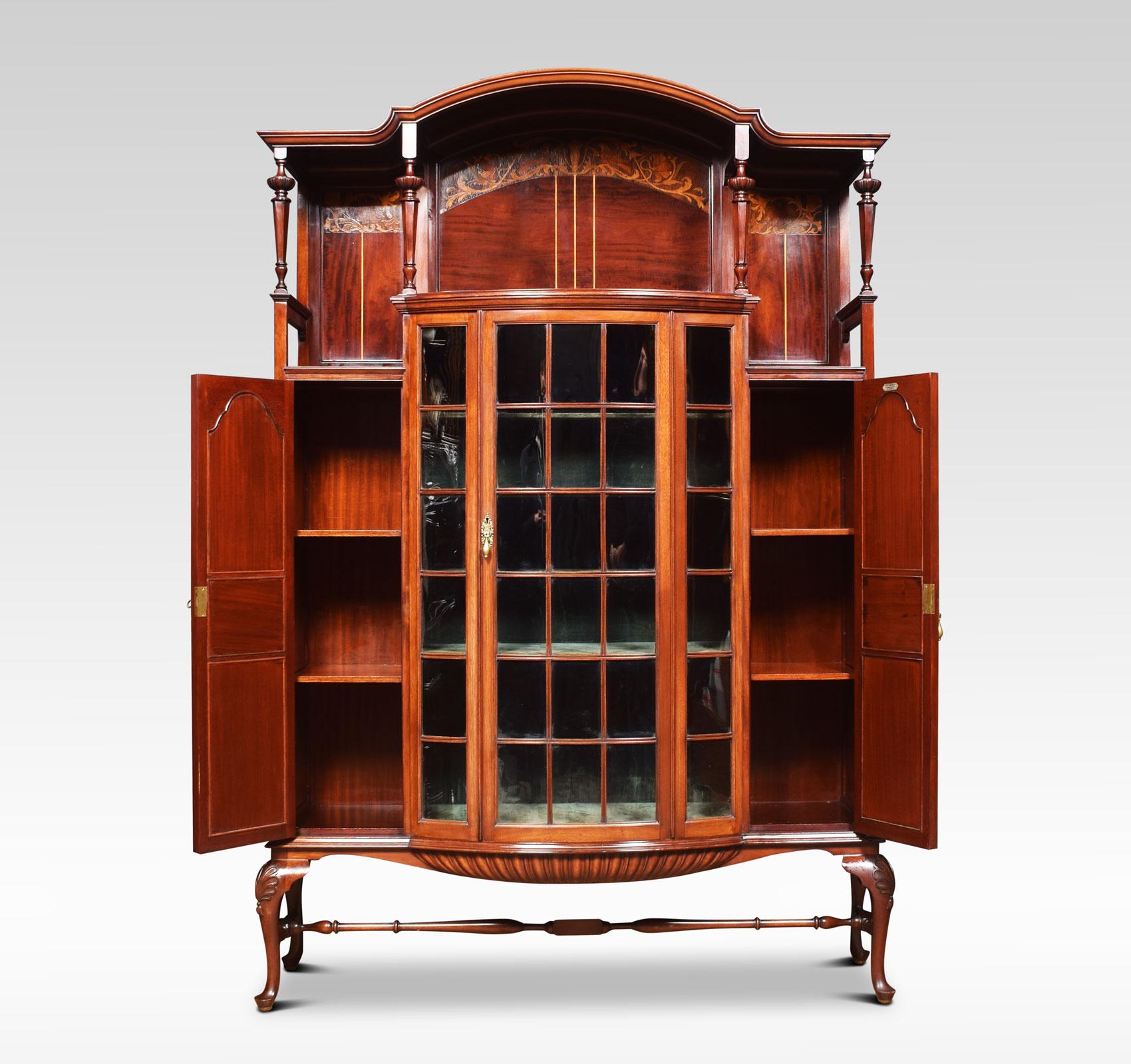 art nouveau display cabinet