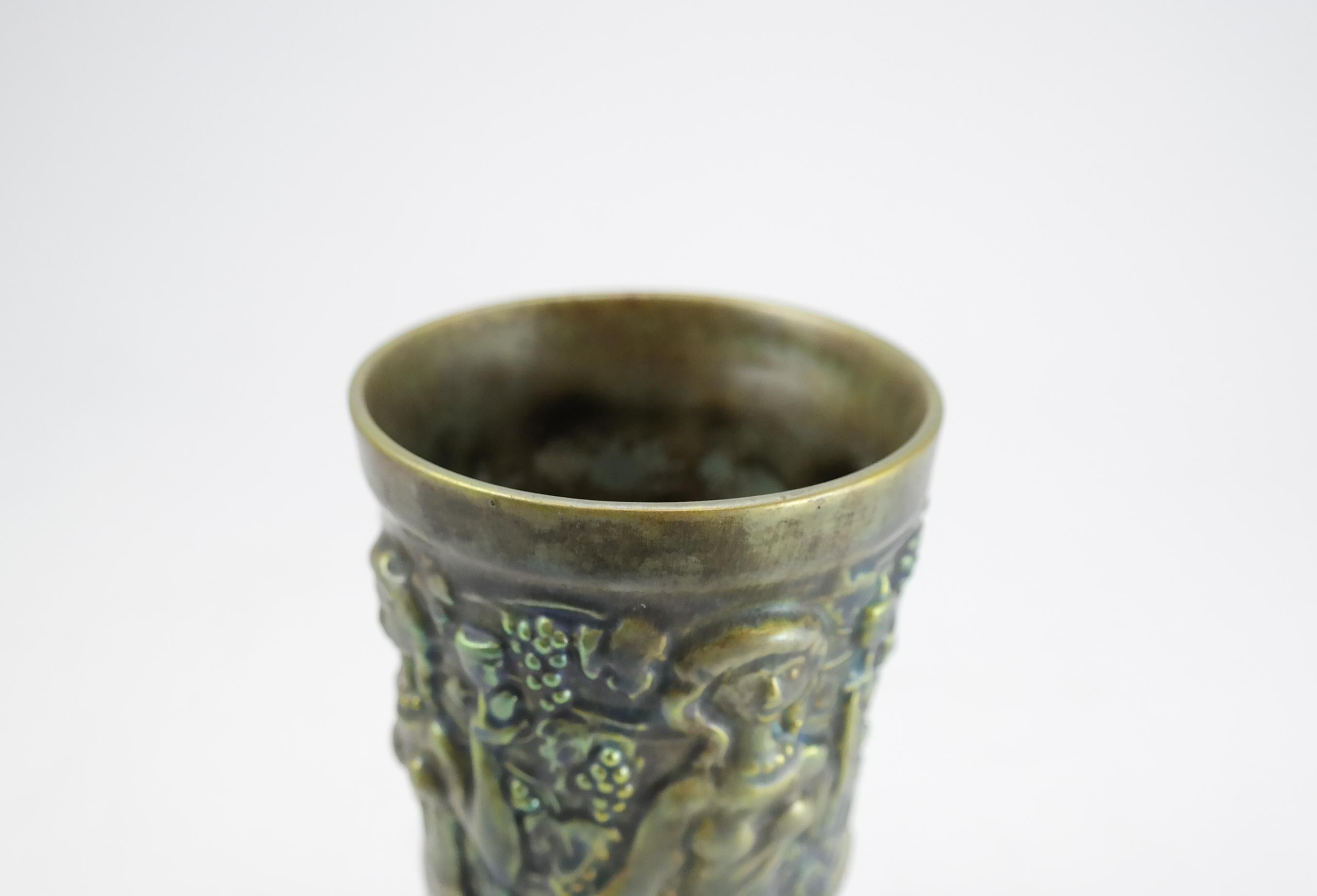 Art Nouveau Iridescent Eosin Glazed Ceramic Vase by Zsolnay, 1910s 2