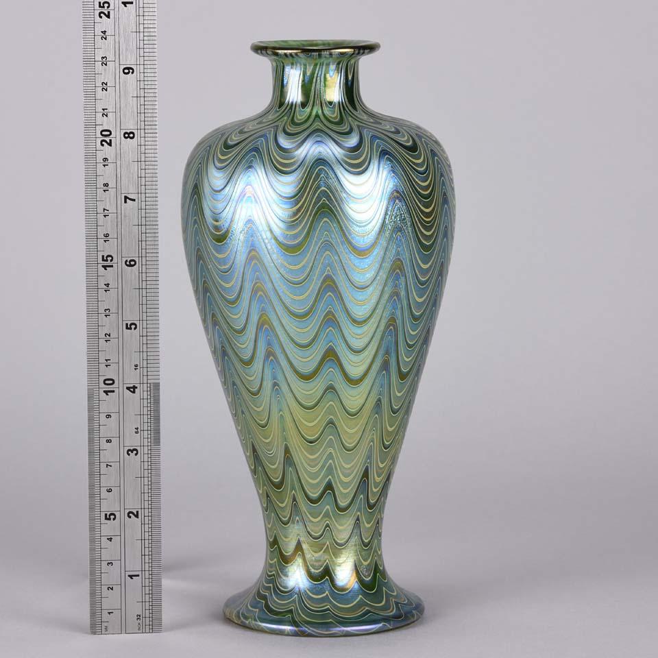 Austrian Art Nouveau Iridescent 'Lava Phanomen' Vase by Johann Loetz