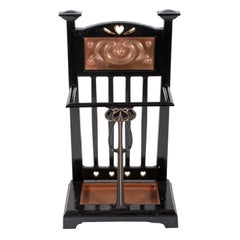 Art Nouveau Iron Stick Stand