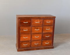Art Nouveau Ironmongers Drawers Circa 1910