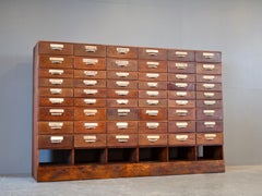 Art Nouveau Ironmongers Drawers Circa 1910's