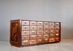 Art Nouveau Ironmongers Shop Counter Drawers Circa 1910s