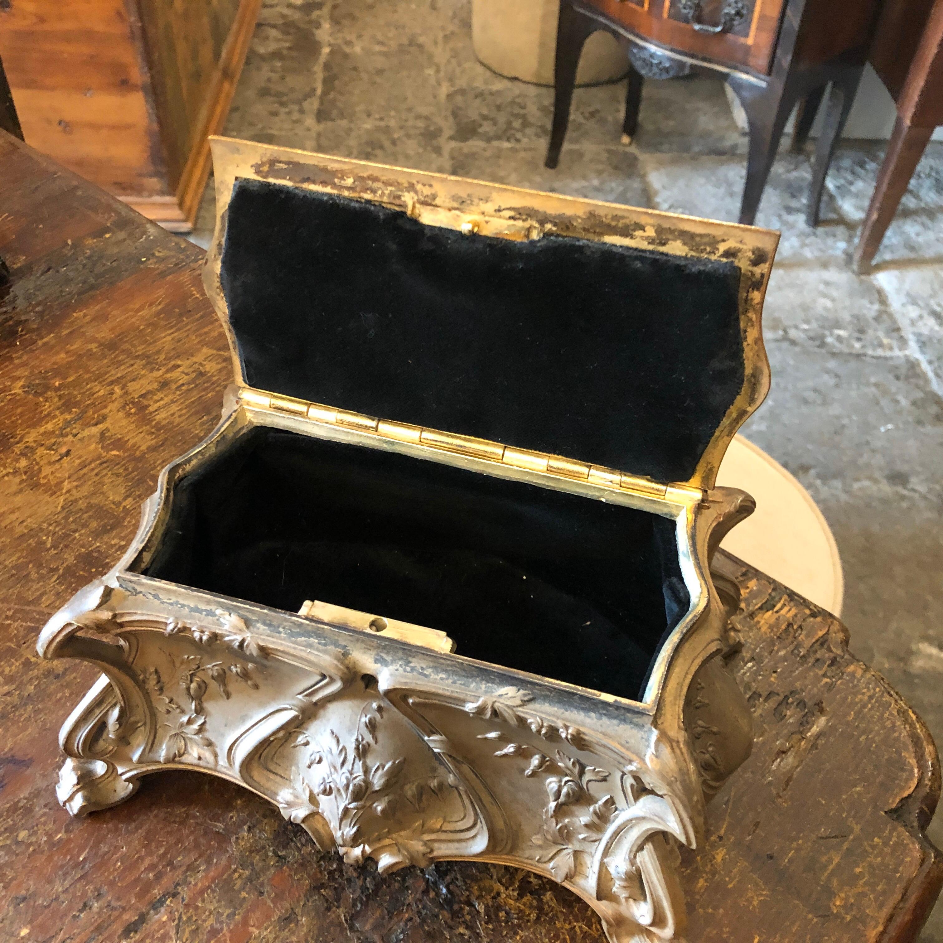 art nouveau jewelry box