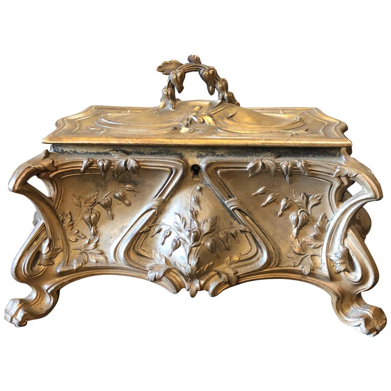 Art Nouveau Italian Jewelry Box, circa 1900