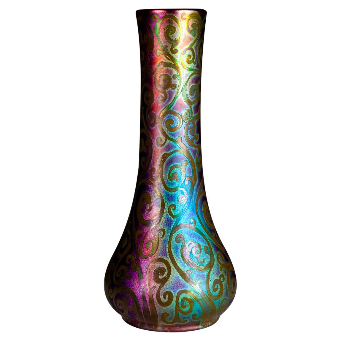 Art Nouveau Jacques Sicard Arabesque Vase
