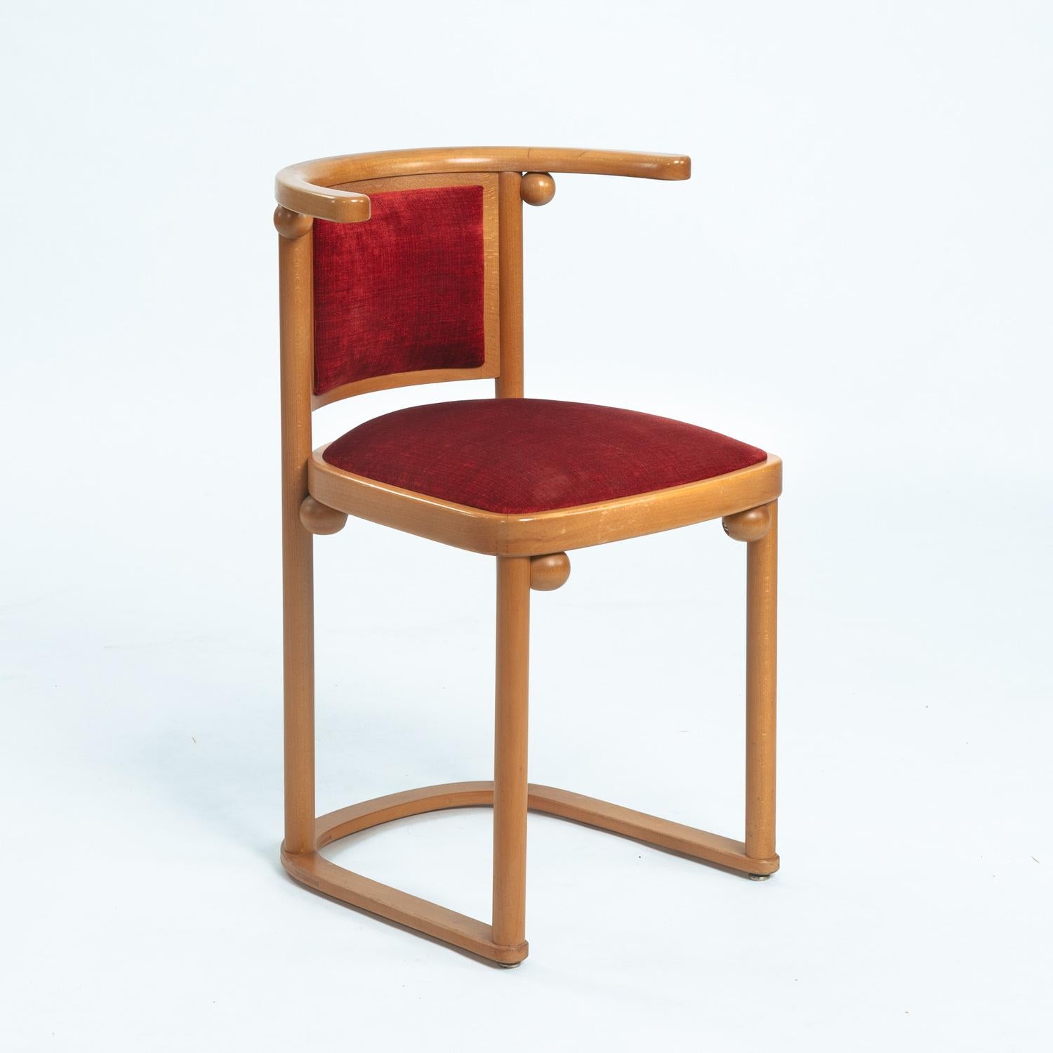 Art Nouveau Josef Hoffmann Fledermaus dining chairs, Austria, 1900s, set of 4 en Bueno estado para la venta en Zevenaar, NL