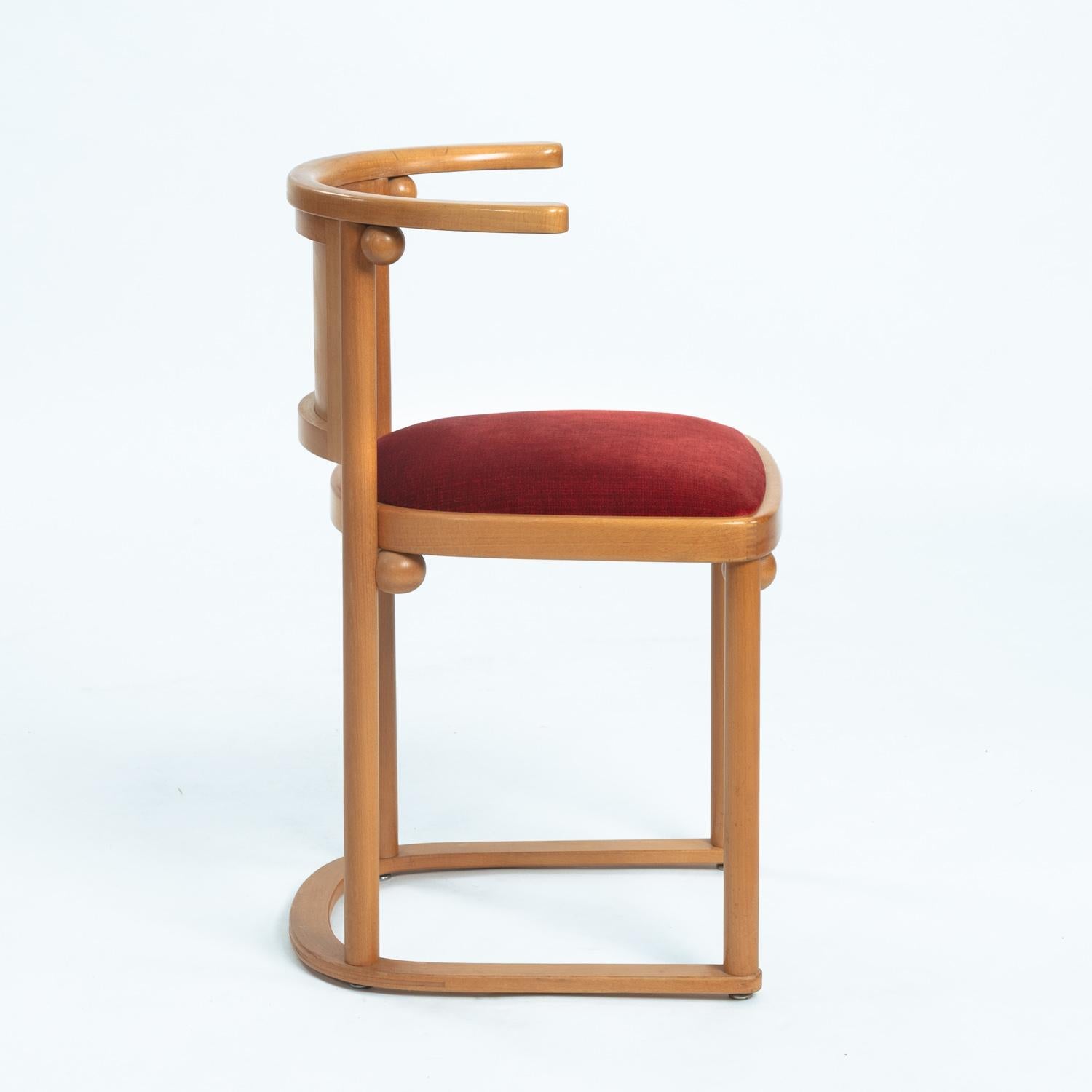 Art Nouveau Josef Hoffmann Fledermaus dining chairs, Austria, 1900s, set of 4 principios del siglo XX en venta