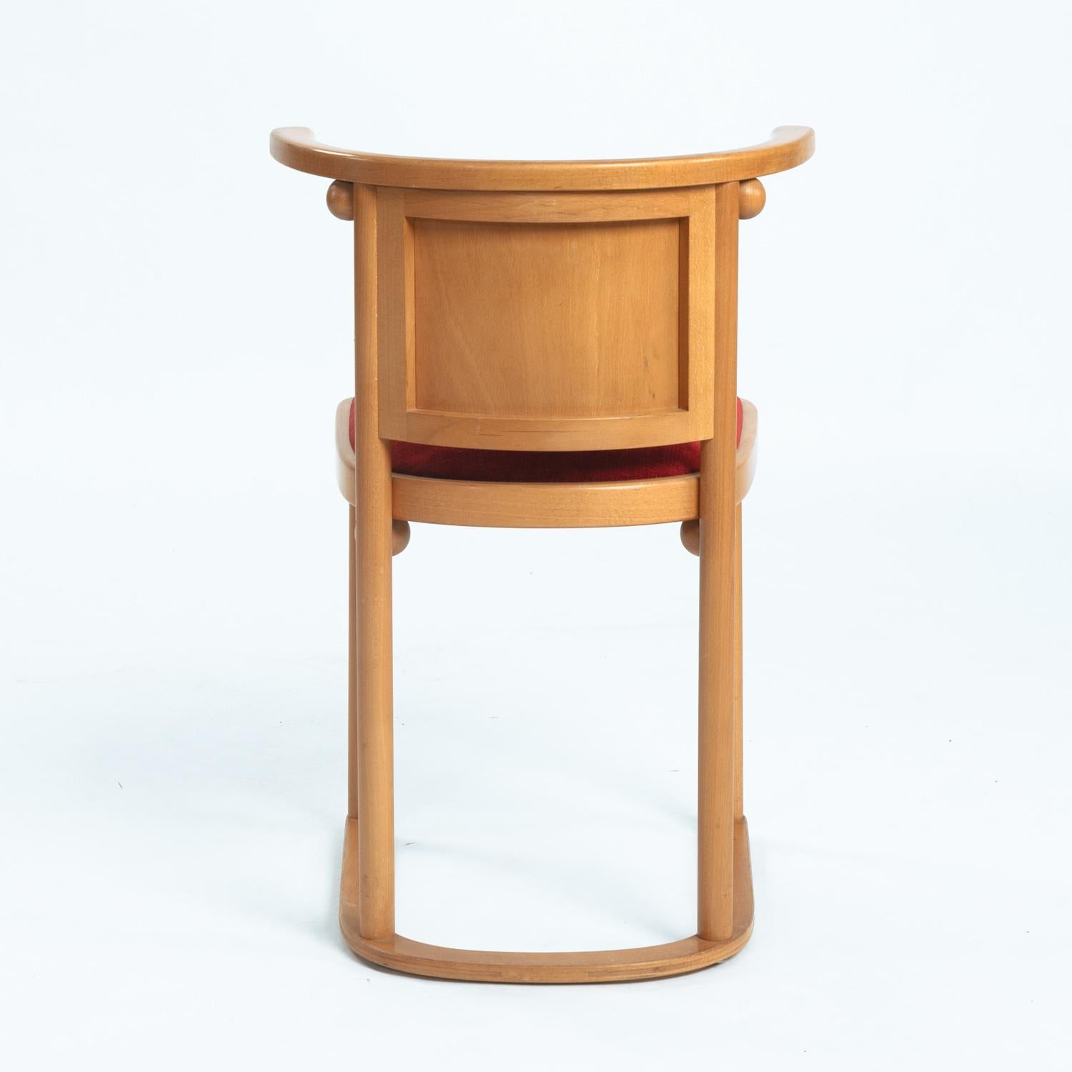 Art Nouveau Josef Hoffmann Fledermaus dining chairs, Austria, 1900s, set of 4 en venta 1