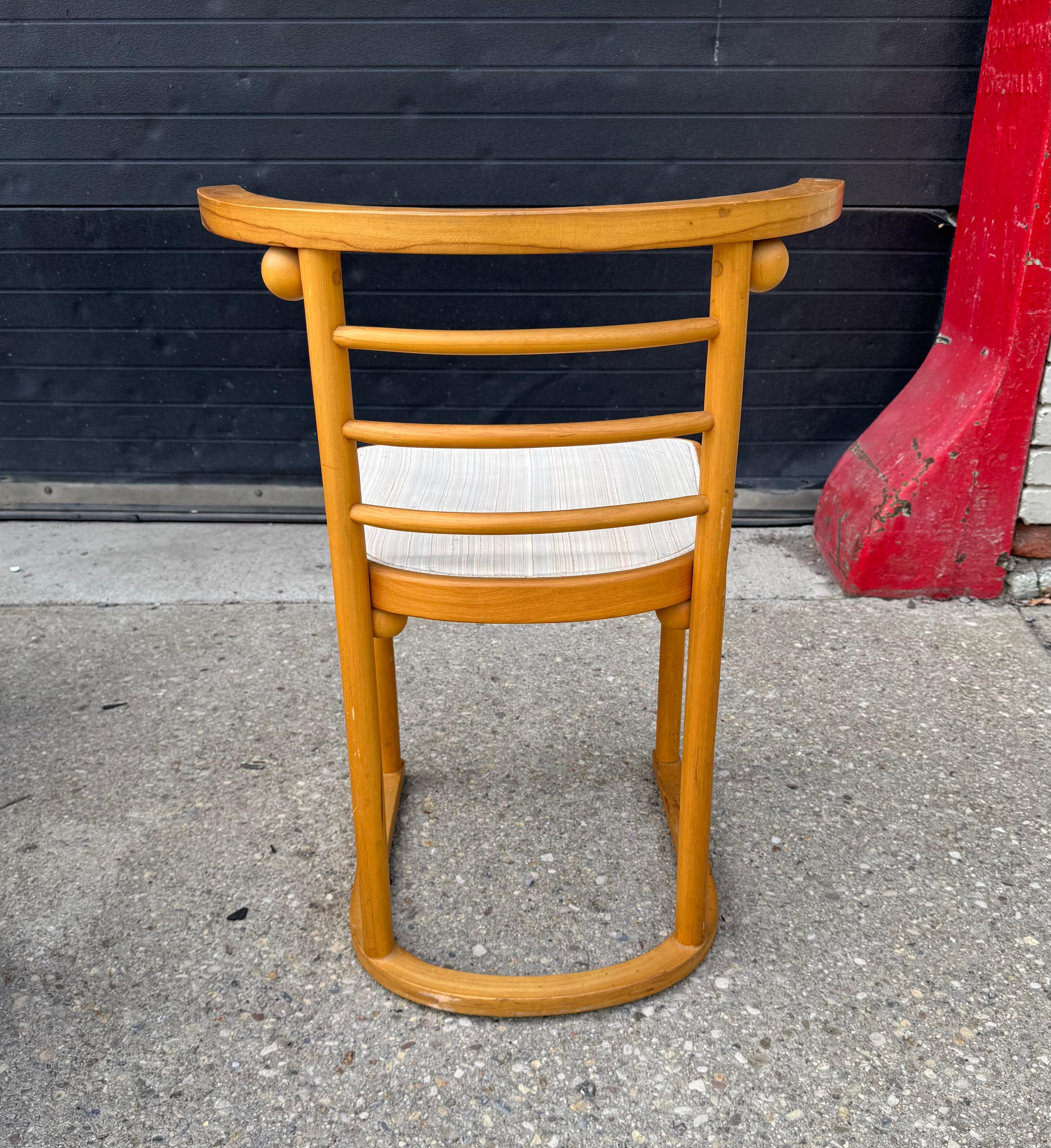 Américain Chaises de salle à manger Art nouveau Josef Hoffmann Fledermaus, Autriche, années 1970, ensemble de 6 pièces en vente