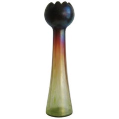 Art Nouveau Josef Rindskopf Pepita Czech Bohemian Glass Hyacinth Vase