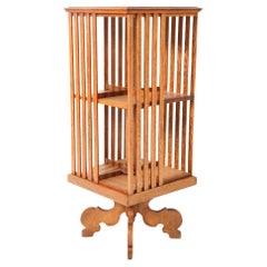 Art Nouveau  Jugendstil Revolving Bookcase, 1900s