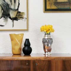 Art Nouveau / Jugendstil Silver‑Plated Vase by Carl M. Cohr, Denmark, 1900s