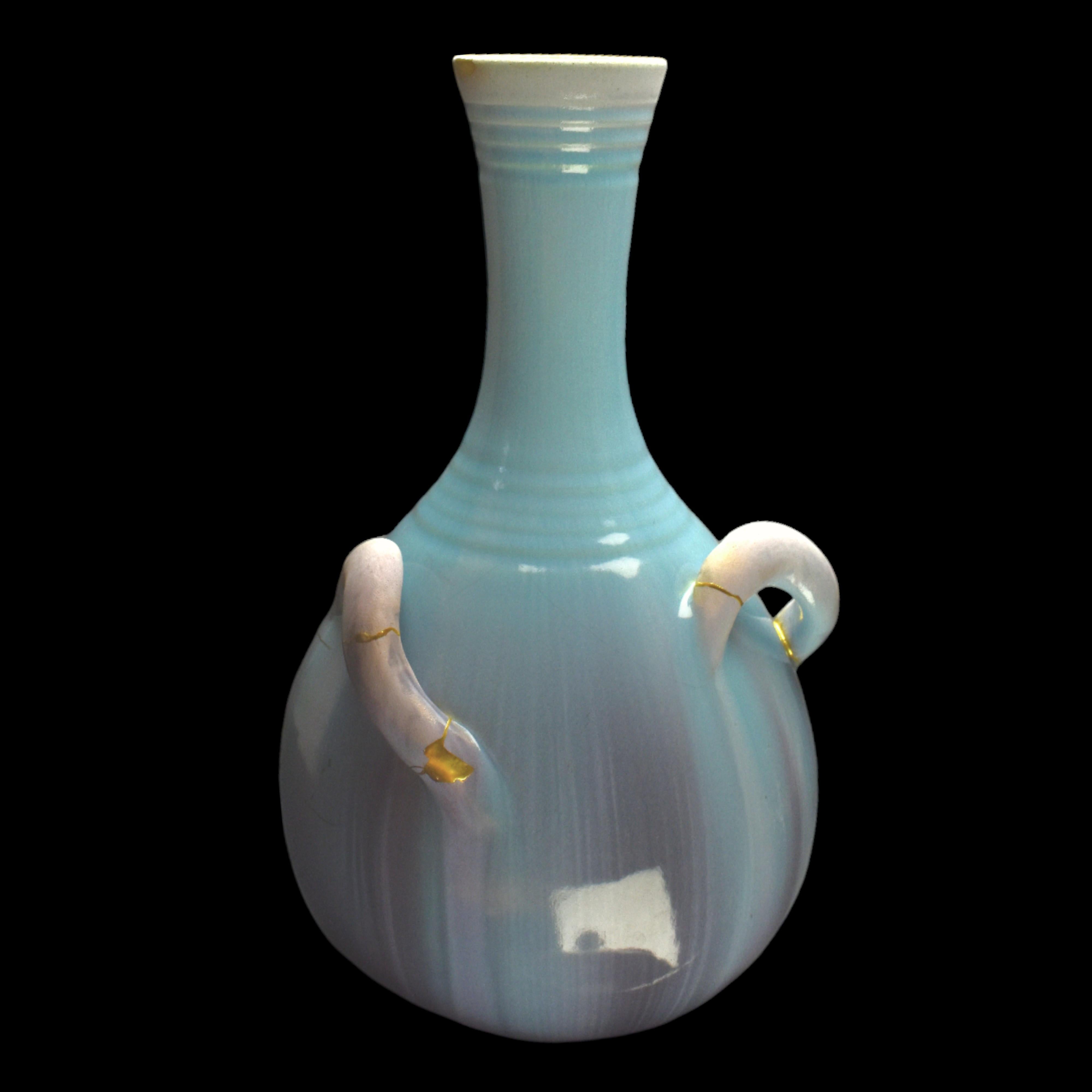 Vaso Kintsugi Art nouveau PIERRE PERRET VALLAURIS in vendita 1