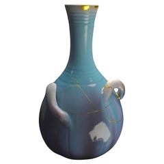 Vaso Kintsugi Art nouveau PIERRE PERRET VALLAURIS