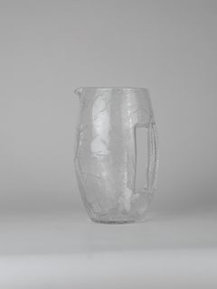 Art Nouveau "Kristall Krokodil" Glass Pitcher by Koloman Moser for Loetz Witwe